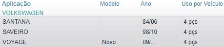 0111590 SANTANA SAVEIRO VOYAGE