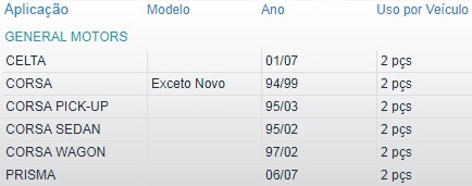 0210789 CELTA CORSA PRISMA